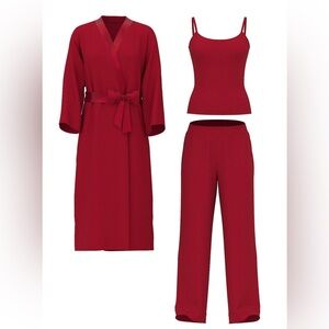 NWT Victoria's Secret Red Lacquer Pajama Set.